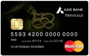 Axis Bank Privilege Credit Card
