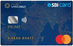 Club Vistara SBI Prime Credit Card
