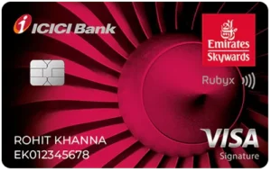 Emirates Skywards ICICI Bank Rubyx Credit Card