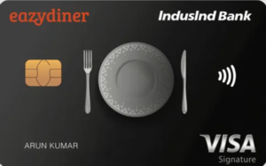 Eazydiner IndusInd Bank Credit Card