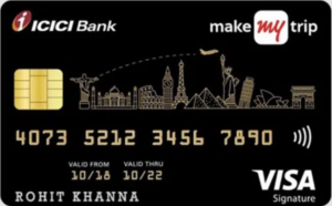 MakeMyTrip ICICI Bank Signature Credit Card