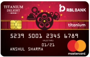 RBL Bank Titanium Delight Card