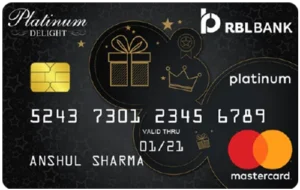 RBL Platinum Delight Credit Card