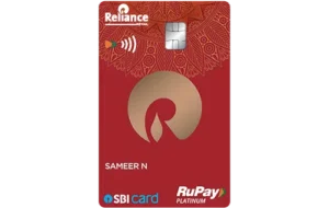 Reliance SBI Credit Card