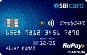 SBI SimplySAVE Credit Card