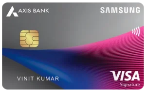 Samsung Axis Bank Signature Credit Card