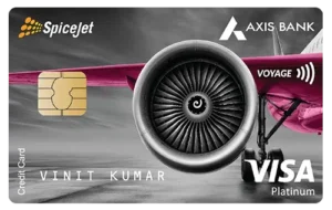 SpiceJet Axis Bank Voyage Credit Card