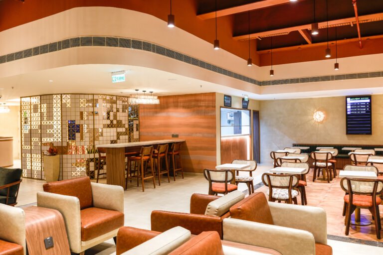 O’Vetra Lounge – Tiruchirappalli Domestic lounge interior